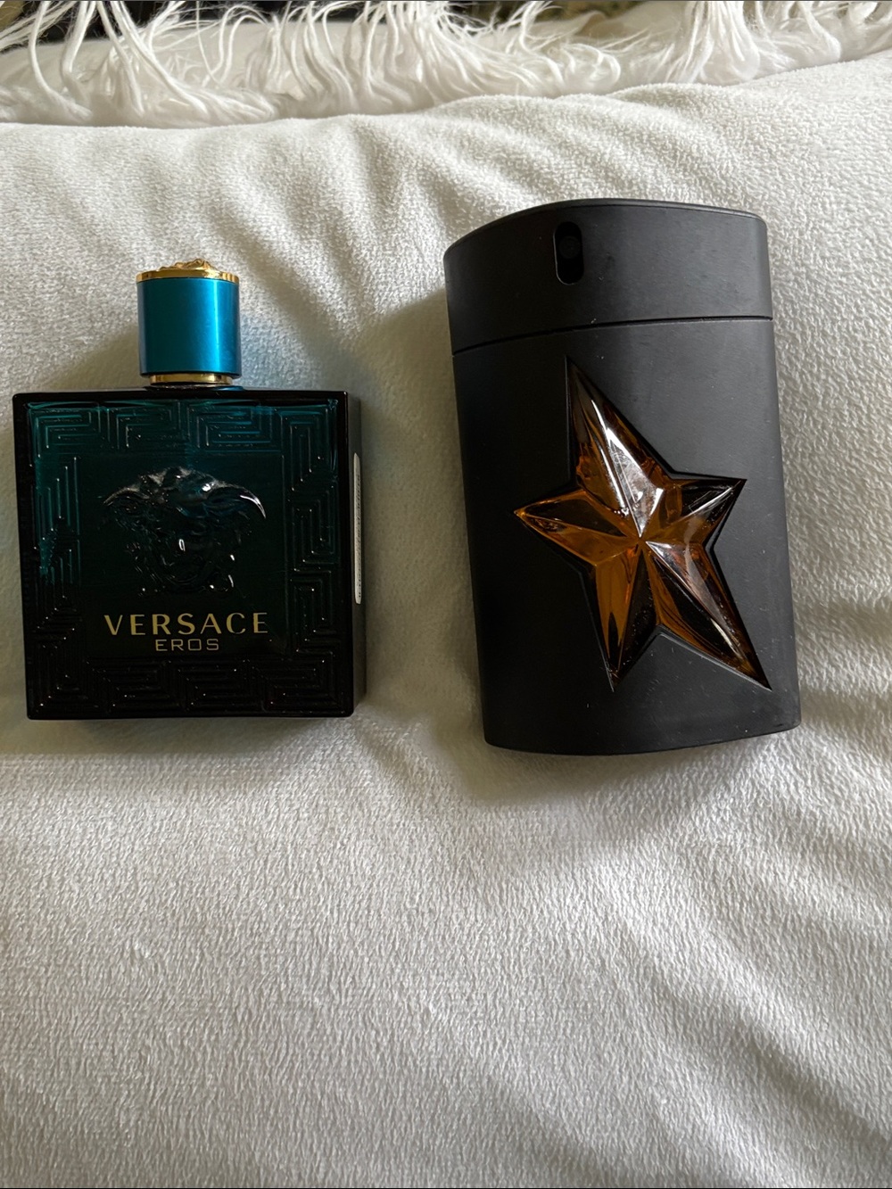 Versace Eros & Thierry Mugler pure malt Men’s fragrance. Sold as a set